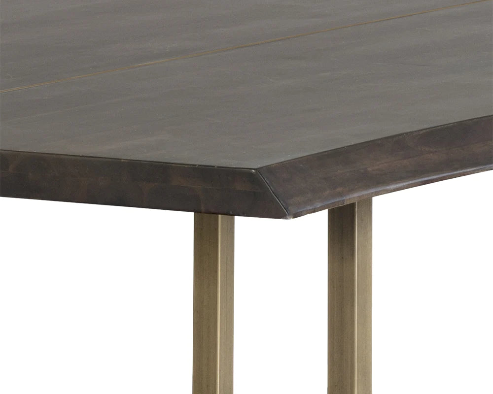Donnelly Dining Table - 95" - Dark Brown