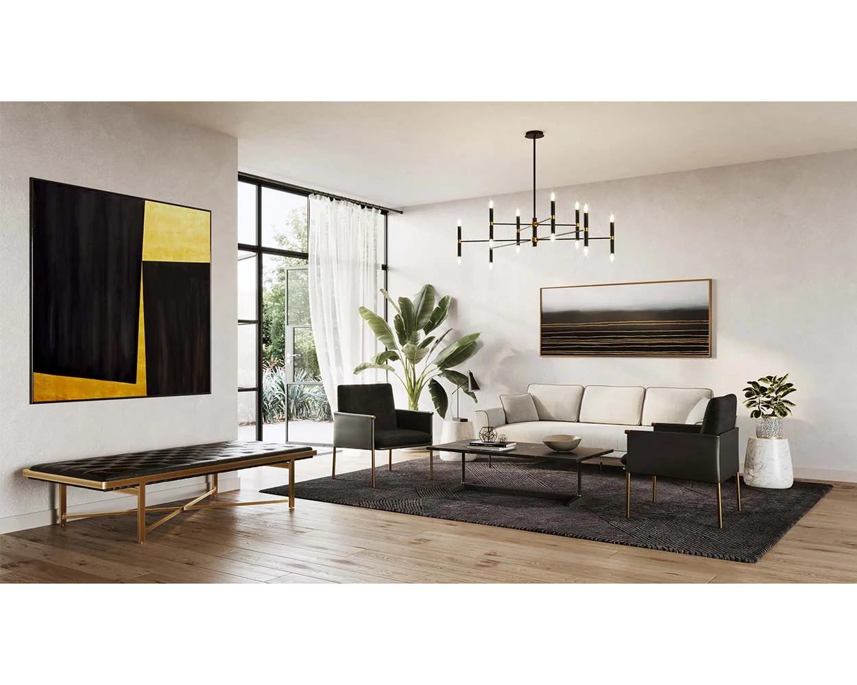 Bellevue Lounge Chair - Black