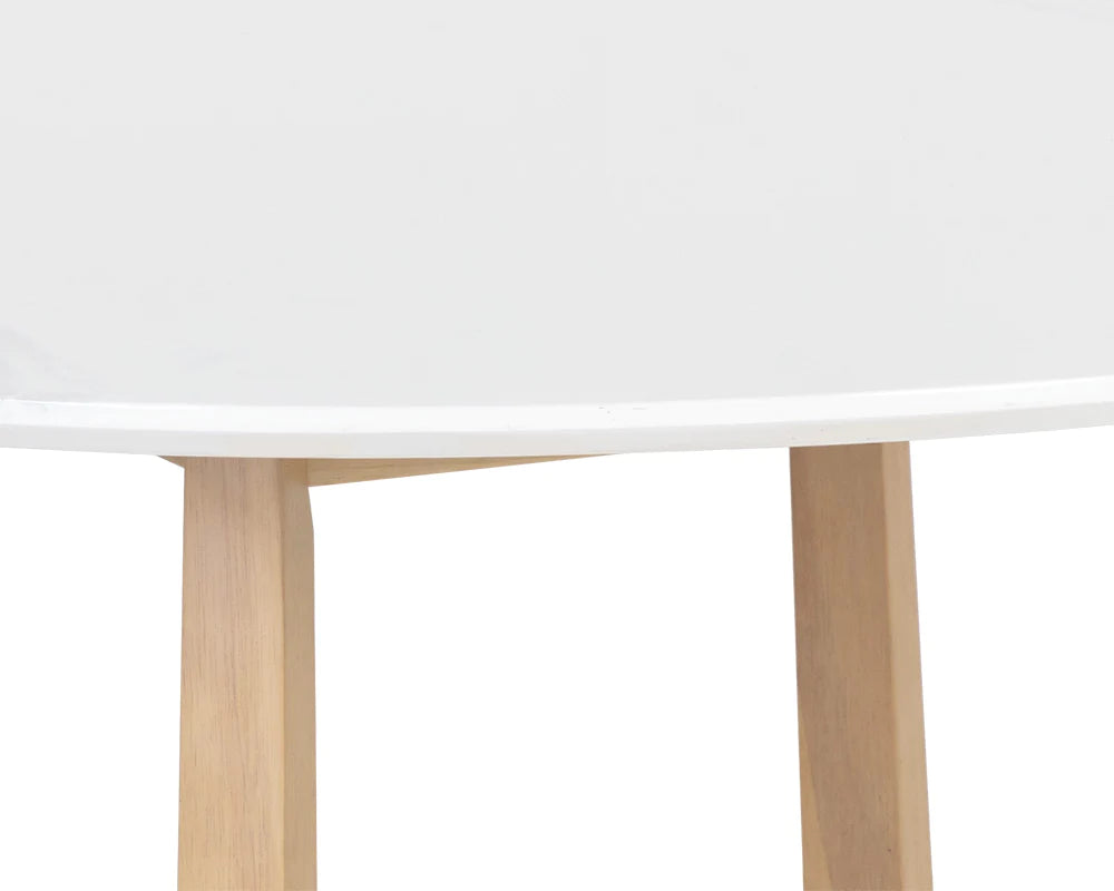 Flores Dining Table - 53" - Pale Honey
