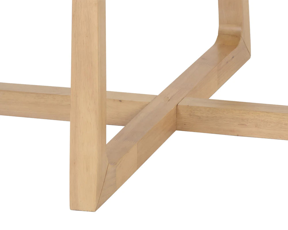 Flores Dining Table - 53" - Pale Honey