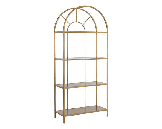 Alcove Bookcase - Gold