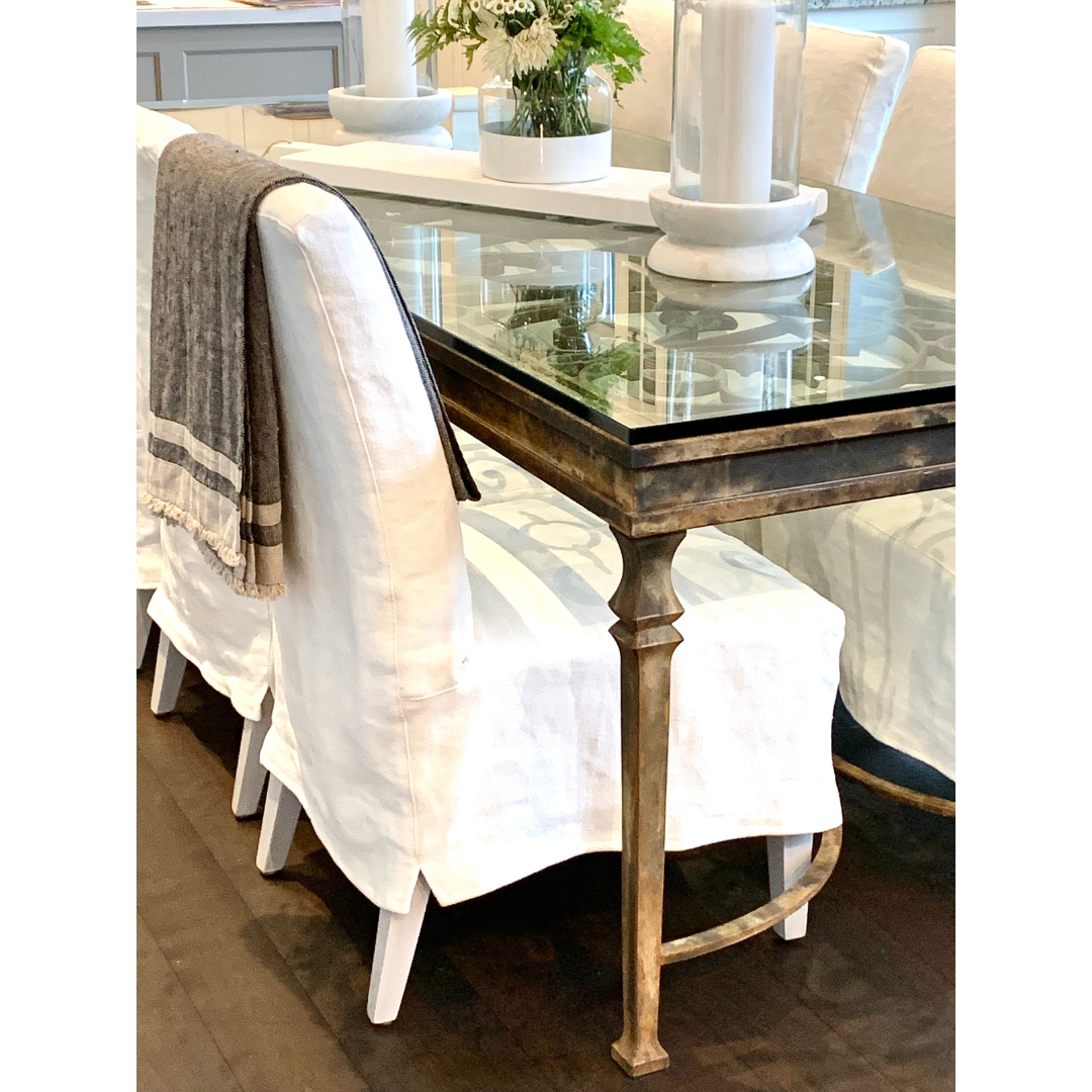 Slipcovered Hostess Chair