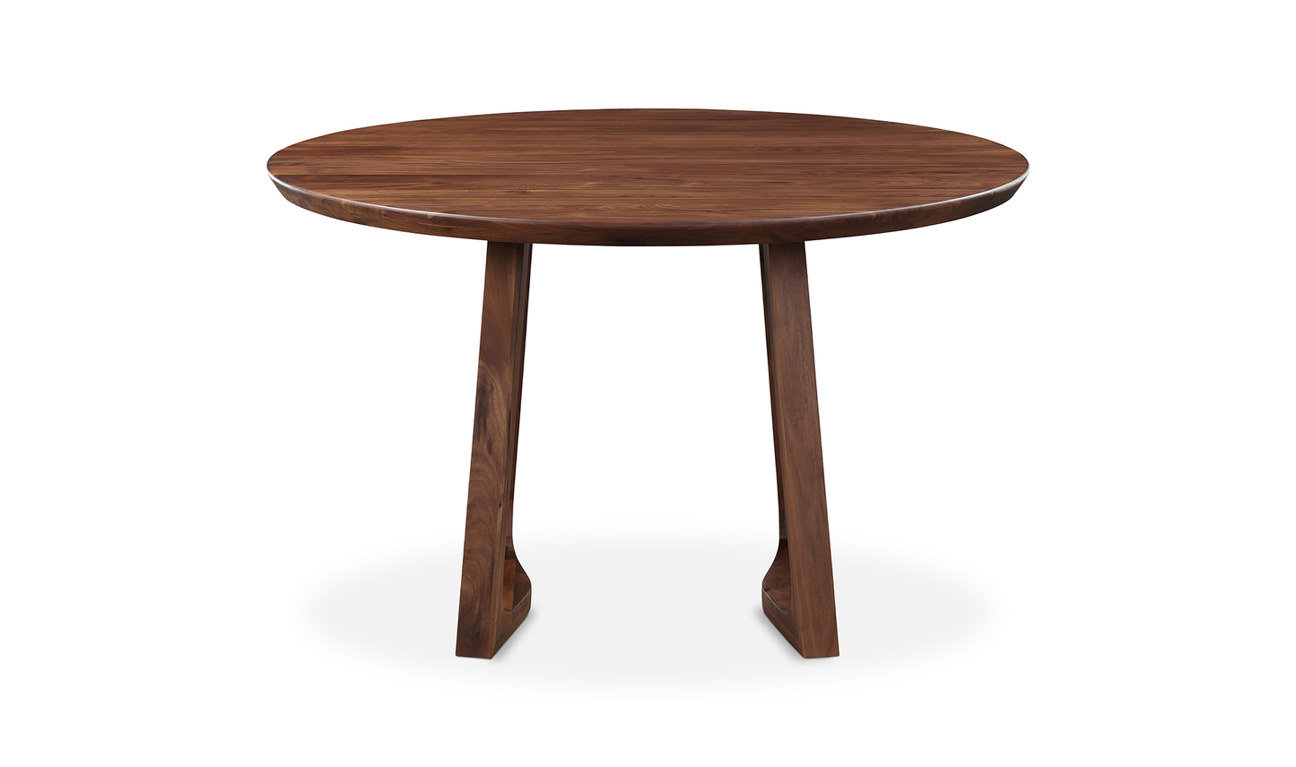 Silas Dining Table Round Walnut
