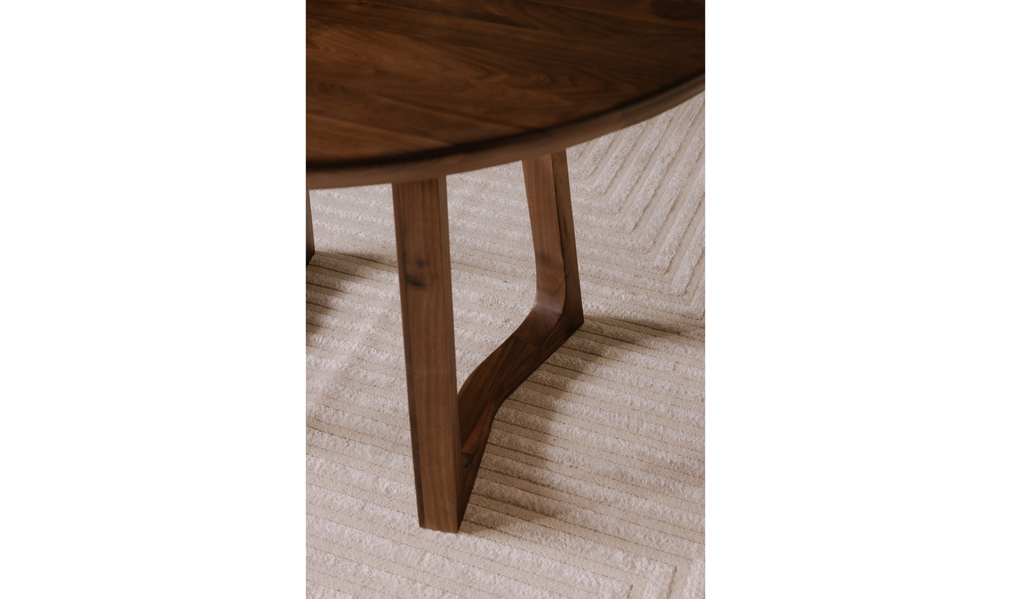 Silas Dining Table Round Walnut