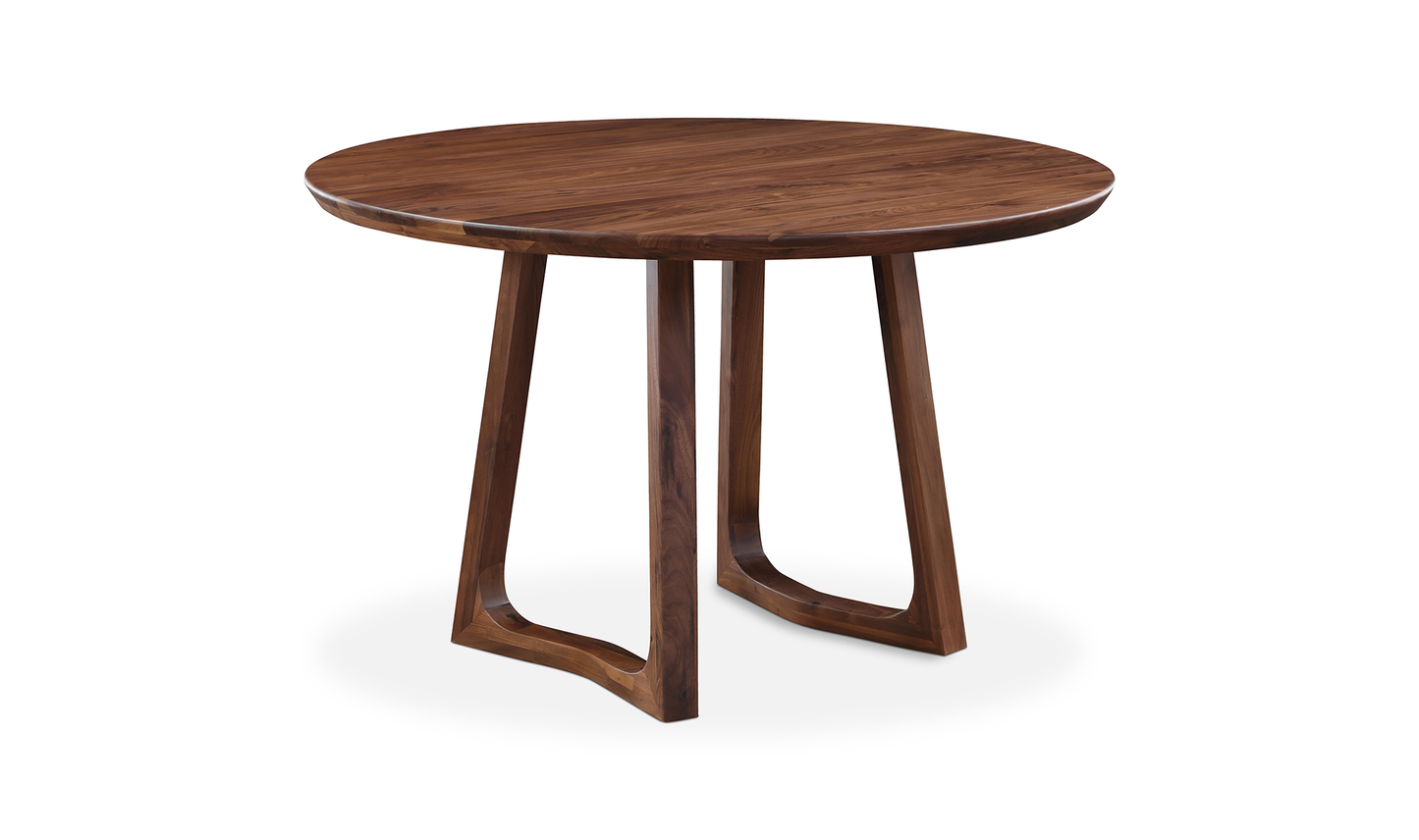 Silas Dining Table Round Walnut