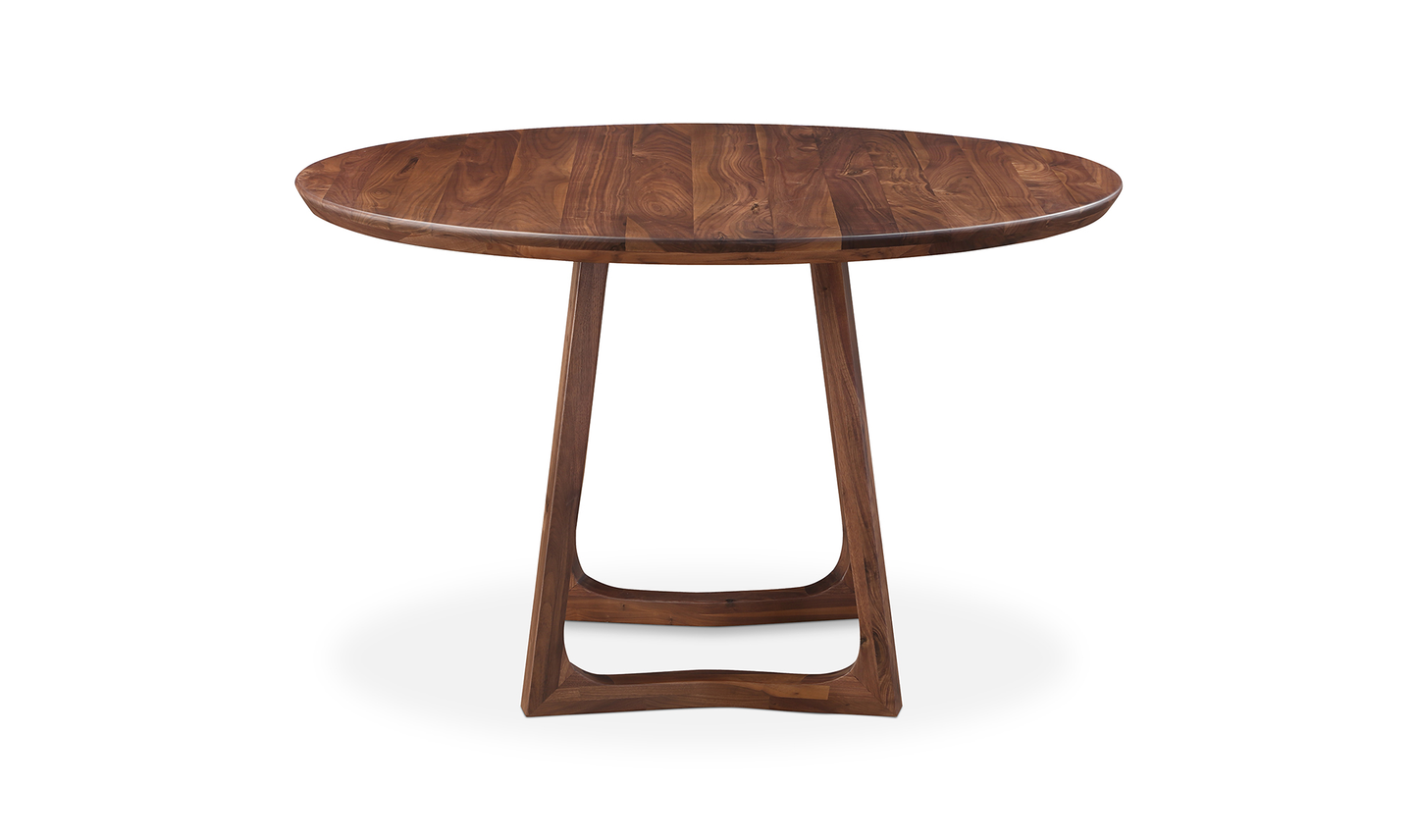 Silas Dining Table Round Walnut