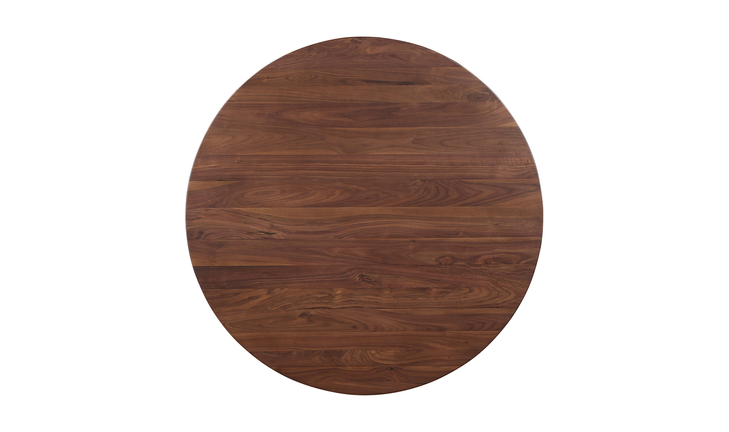 Silas Dining Table Round Walnut