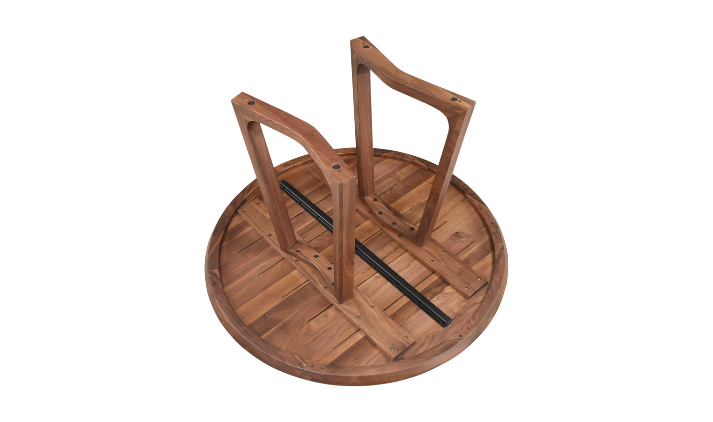 Silas Dining Table Round Walnut