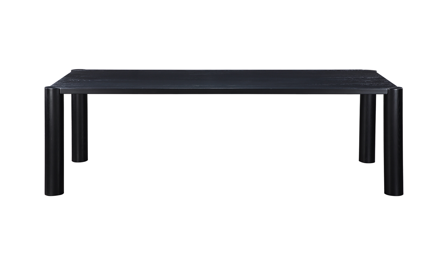 Post Dining Table Large Black