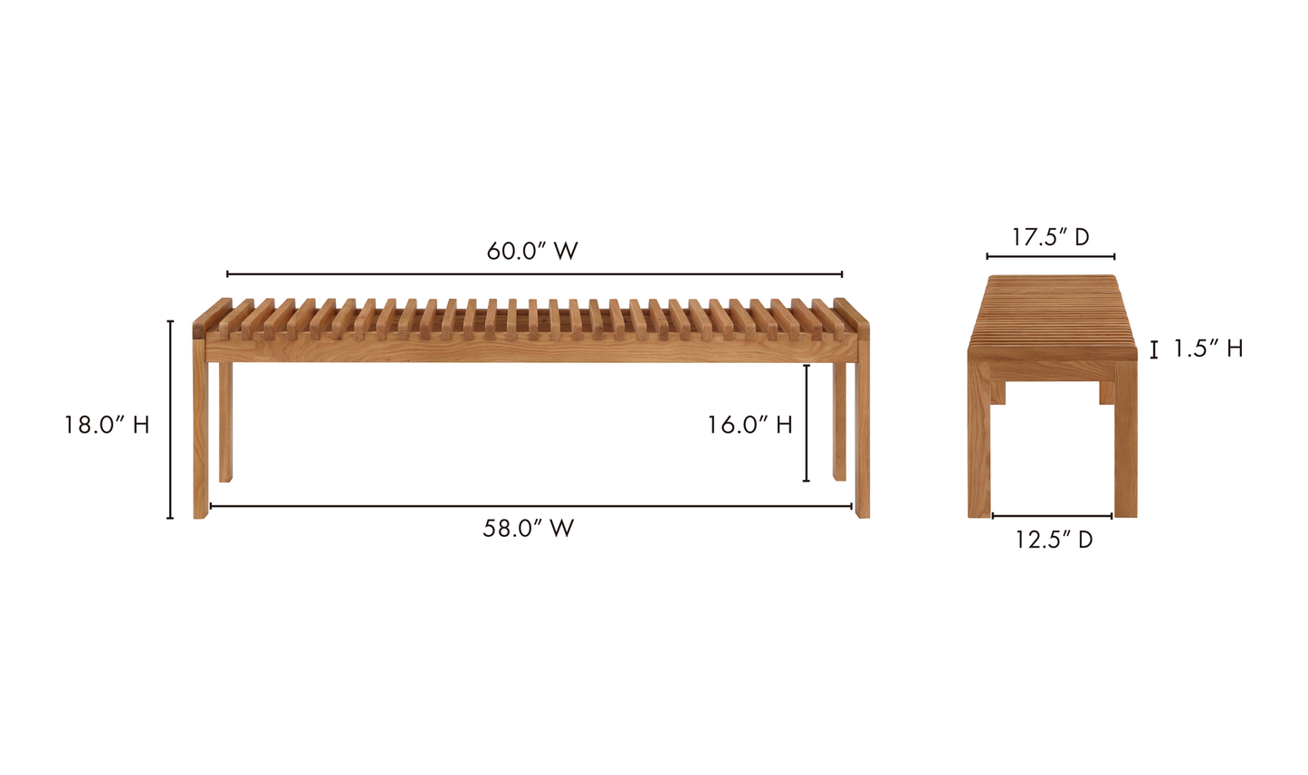 Rohe Bench Natural