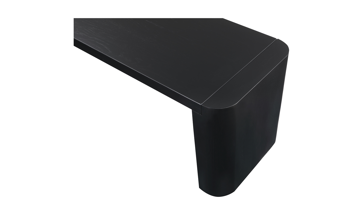 Post Dining Bench Small Black