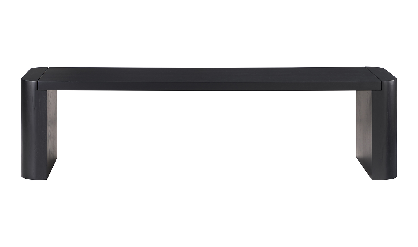 Post Dining Bench Small Black