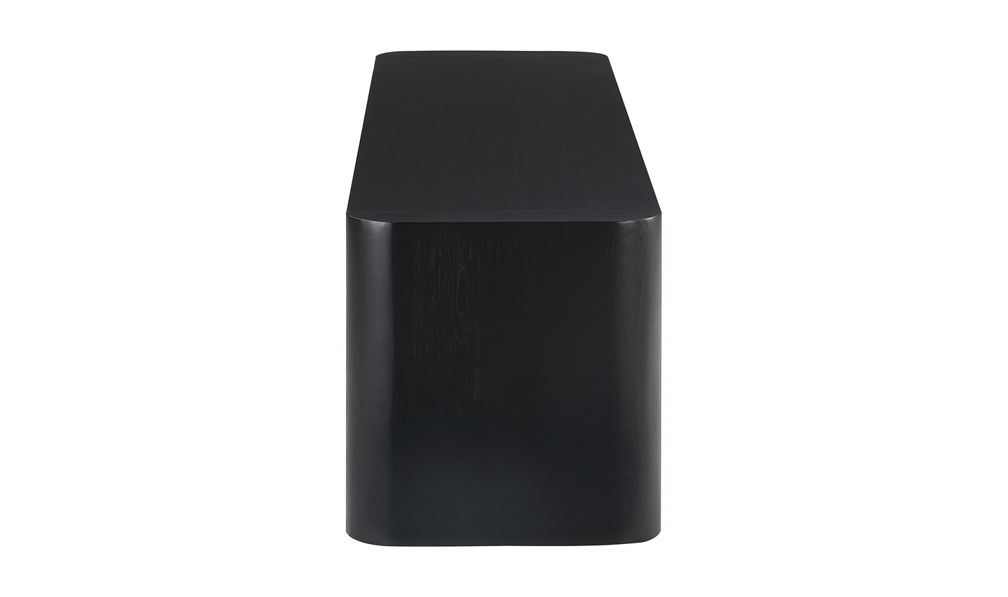 Post Dining Bench Large Black