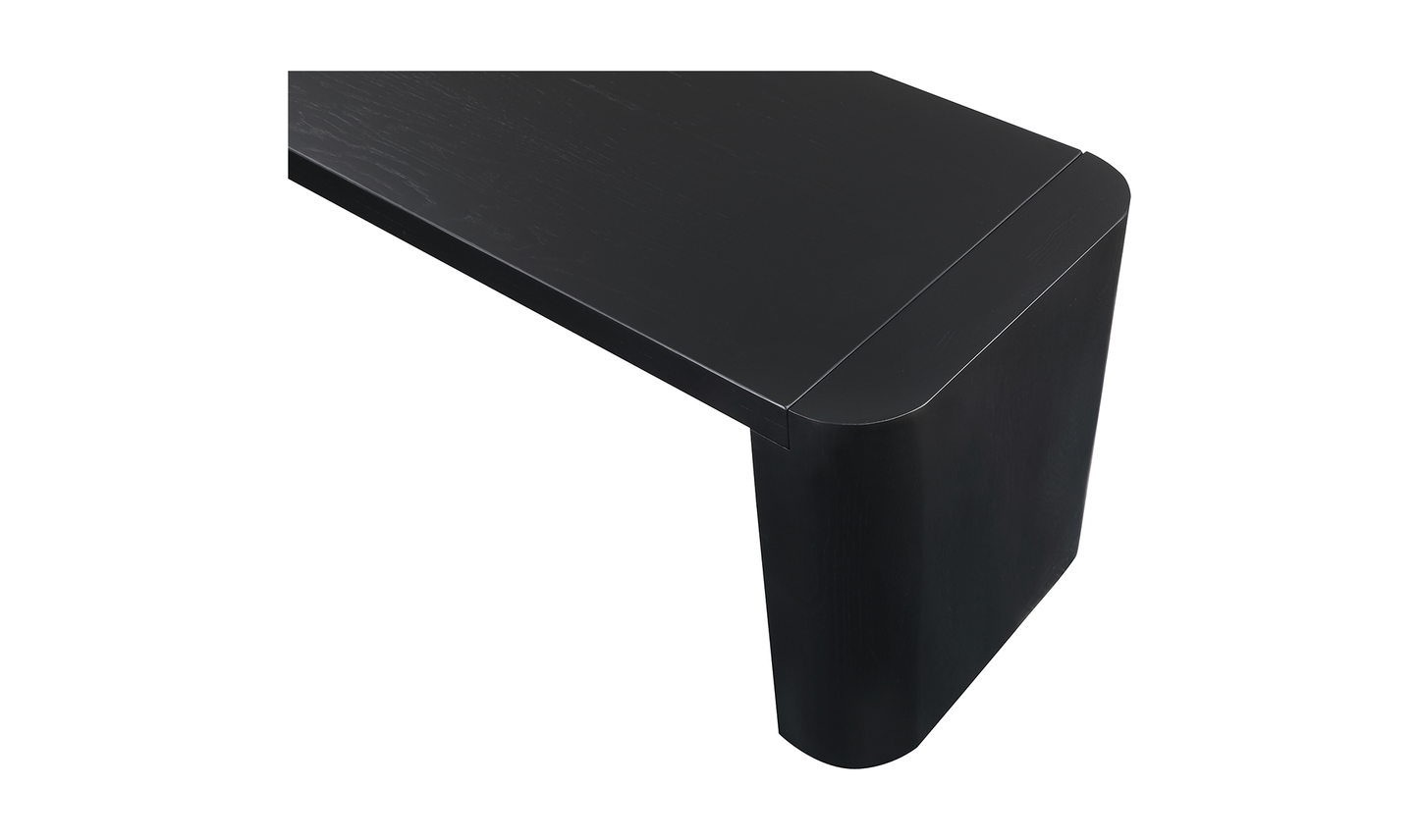 Post Dining Bench Large Black