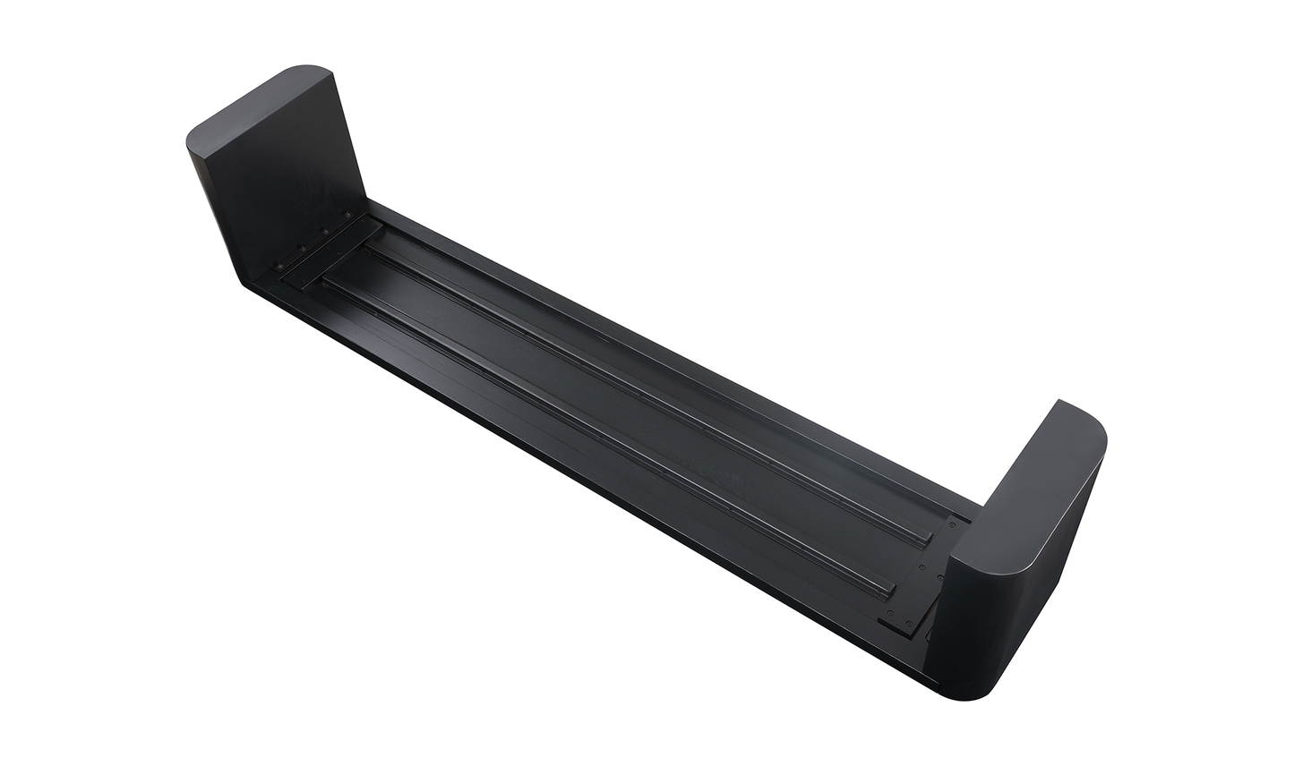 Post Dining Bench Large Black
