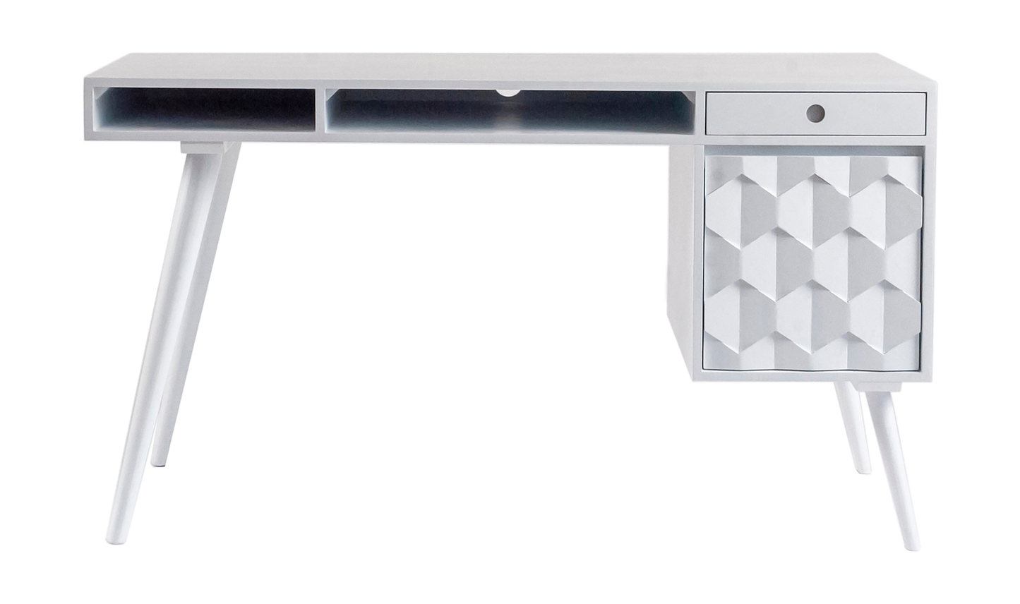 O2 Desk White