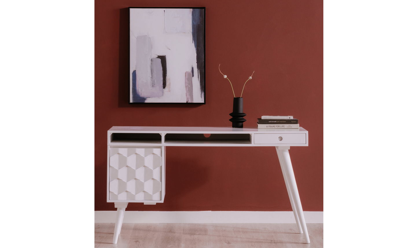 O2 Desk White