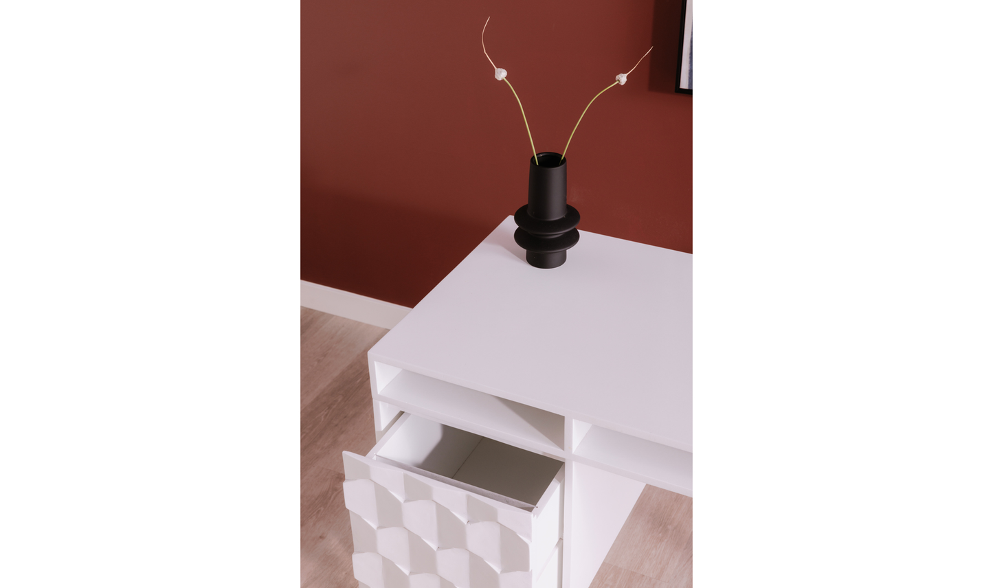 O2 Desk White