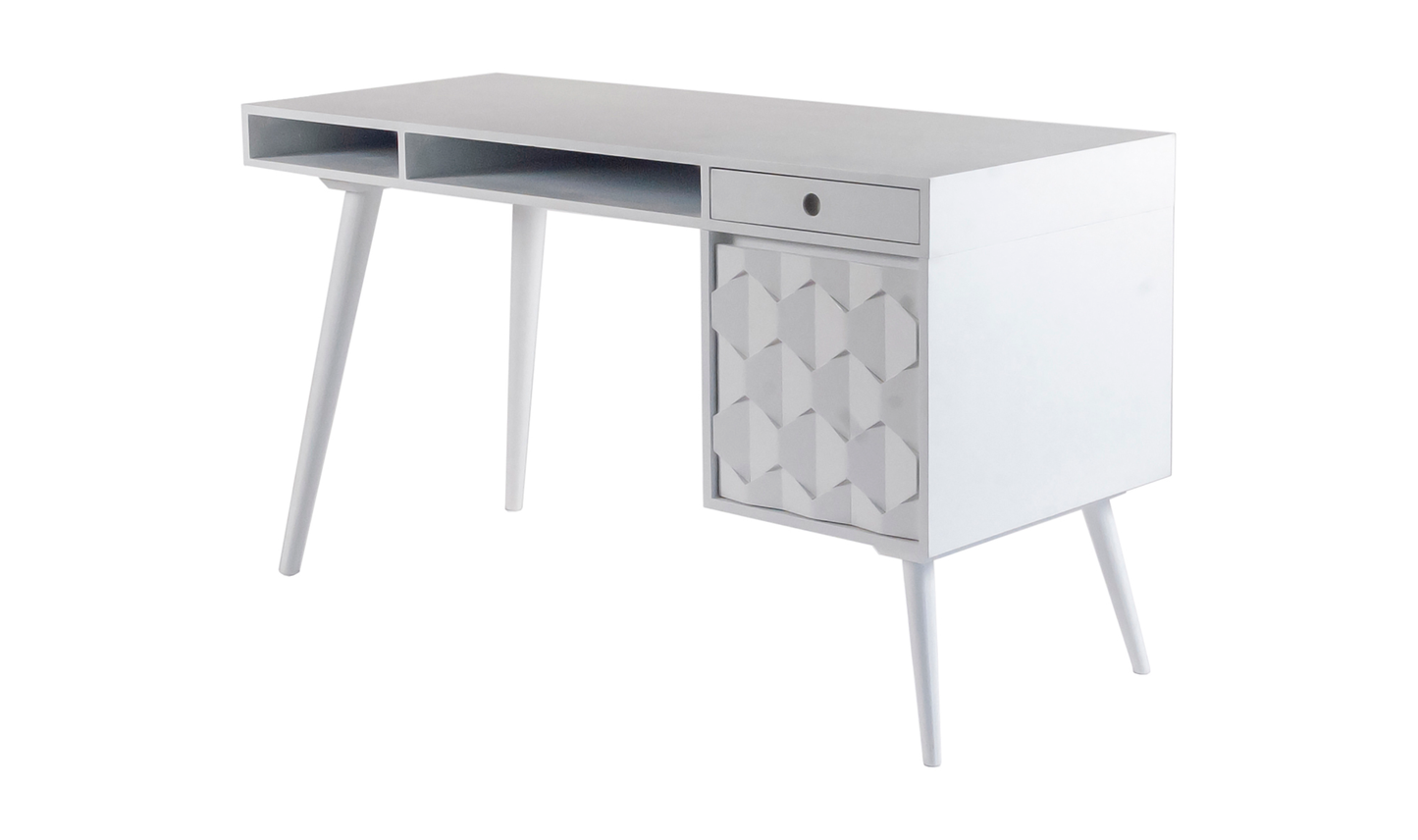 O2 Desk White
