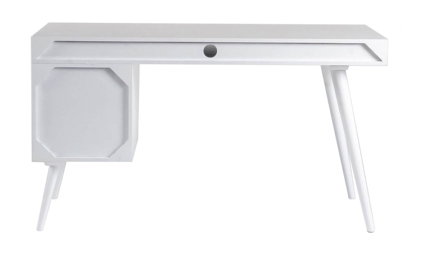 O2 Desk White