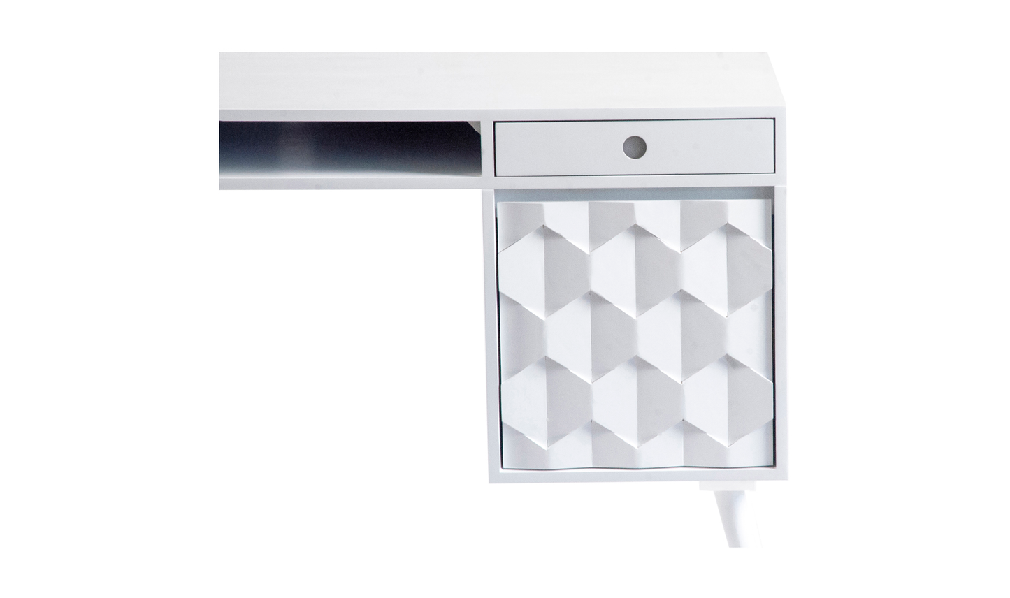O2 Desk White