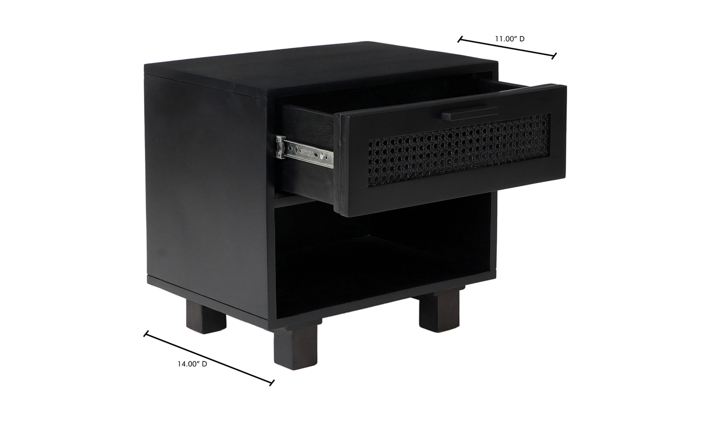 Ashton Nightstand Black