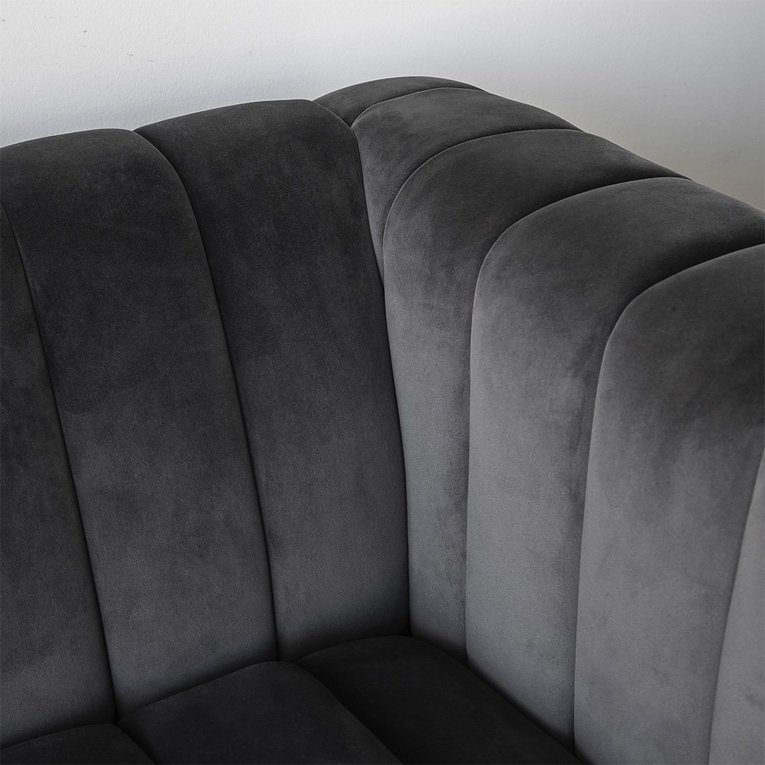 Elliot Condo Sofa – Smoke Grey