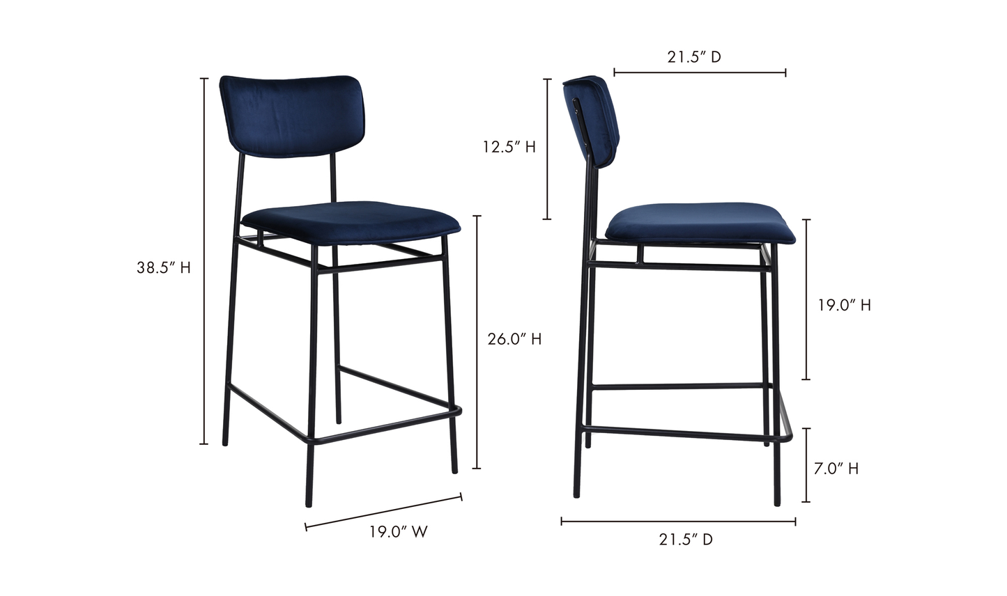 Sailor Counter Stool Blue