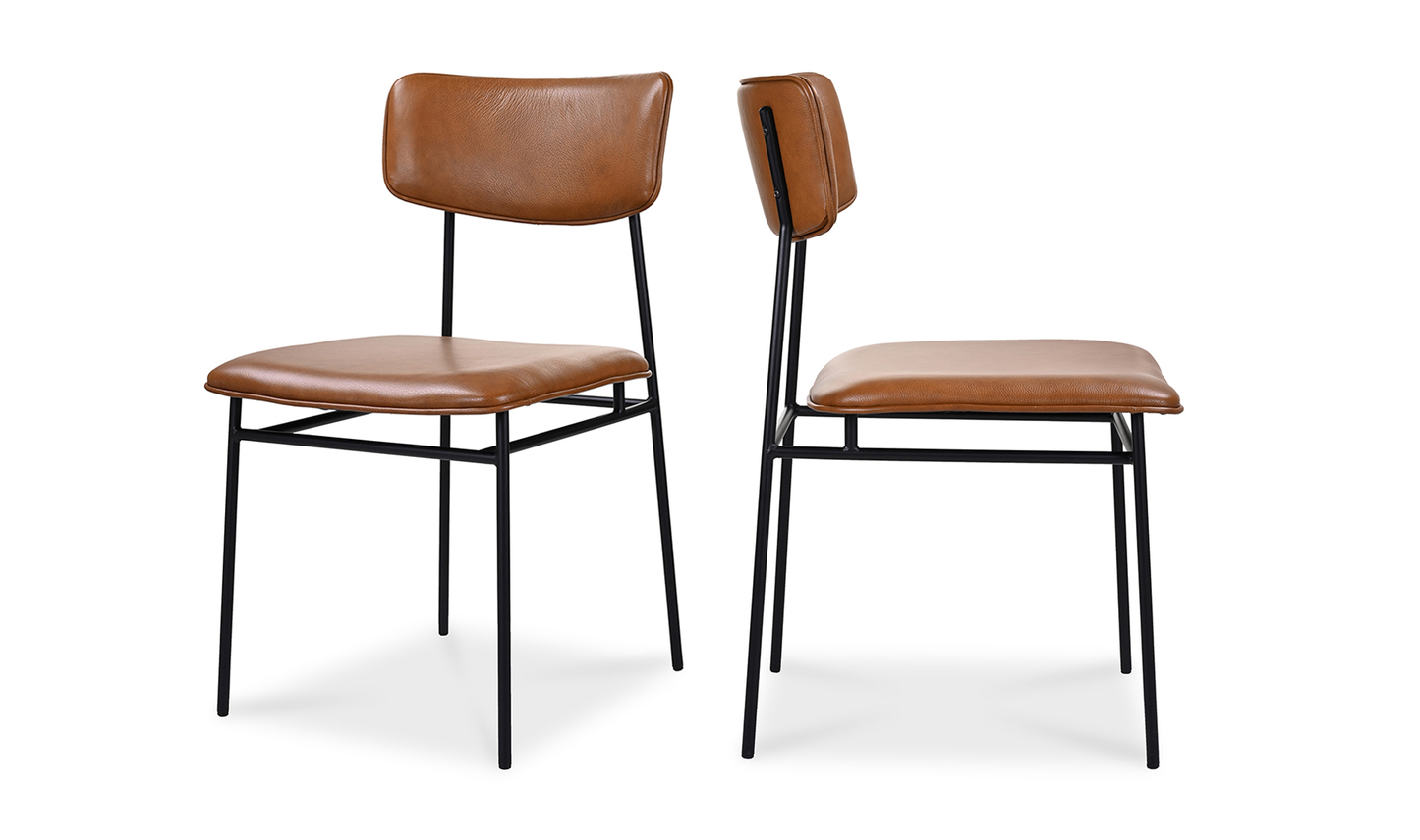 Sailor Dining Chair - Set Of Two Brown