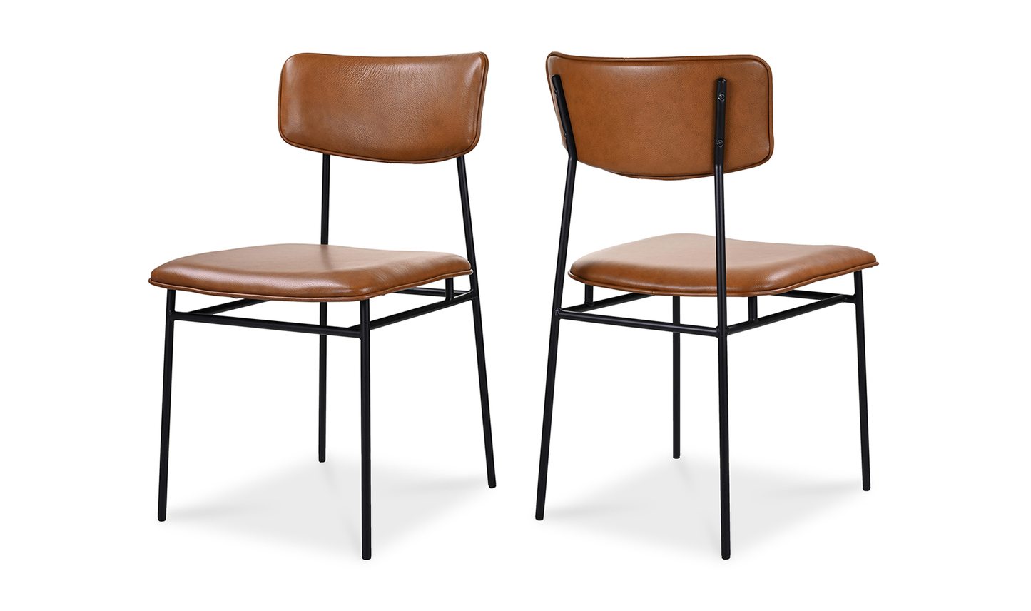 Sailor Dining Chair - Set Of Two Brown