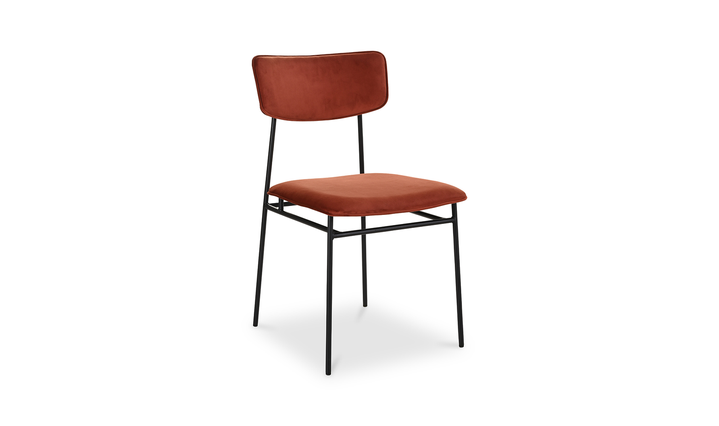 Sailor Dining Chair - Set Of Two Dark Amber