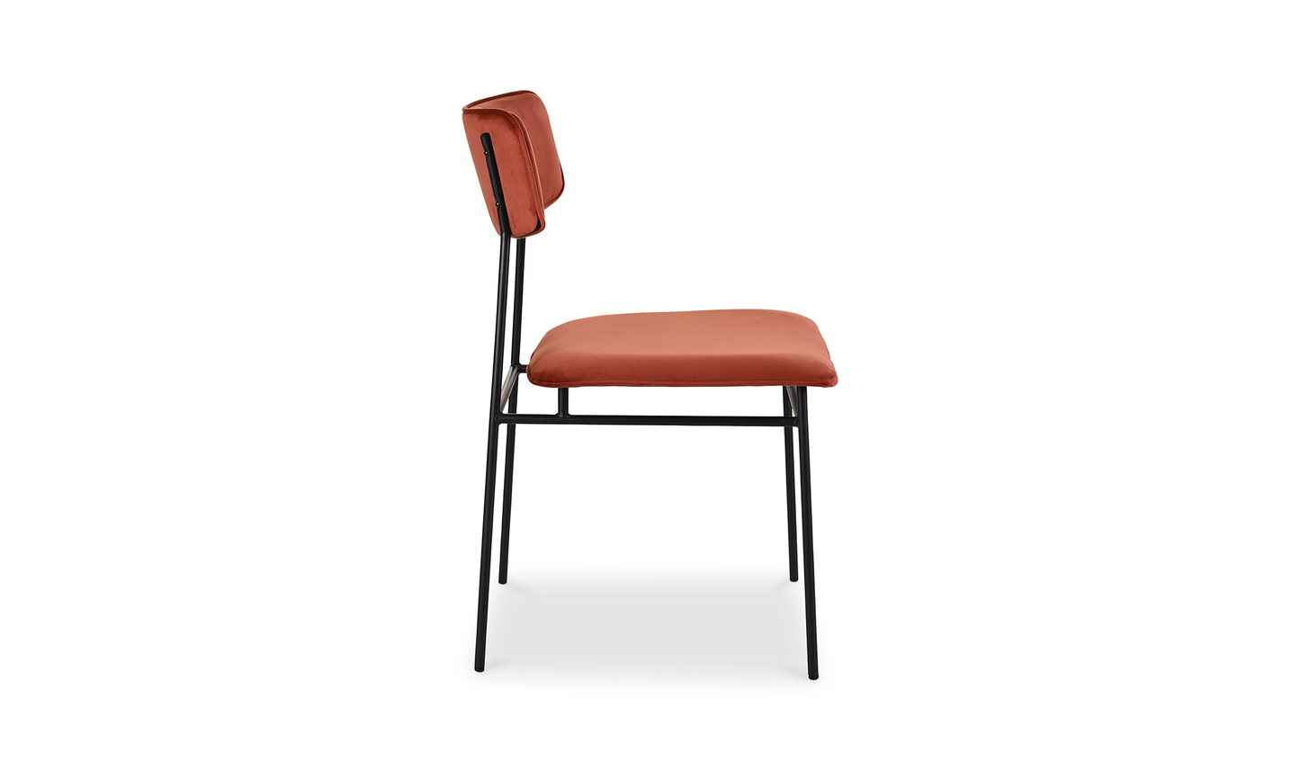 Sailor Dining Chair - Set Of Two Dark Amber