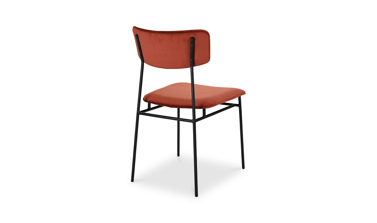 Sailor Dining Chair - Set Of Two Dark Amber