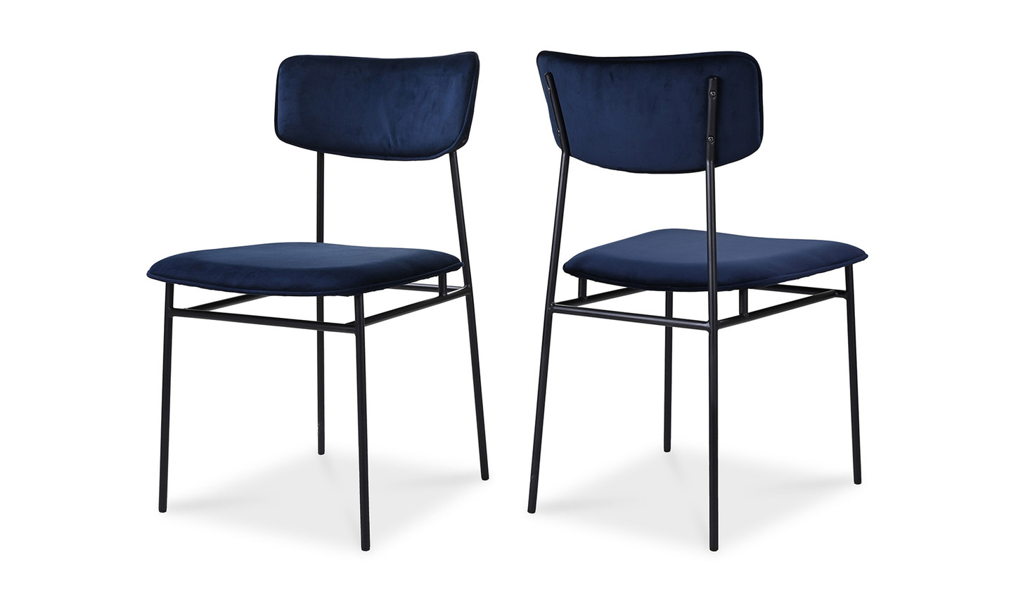Sailor Dining Chair - Set Of Two Blue