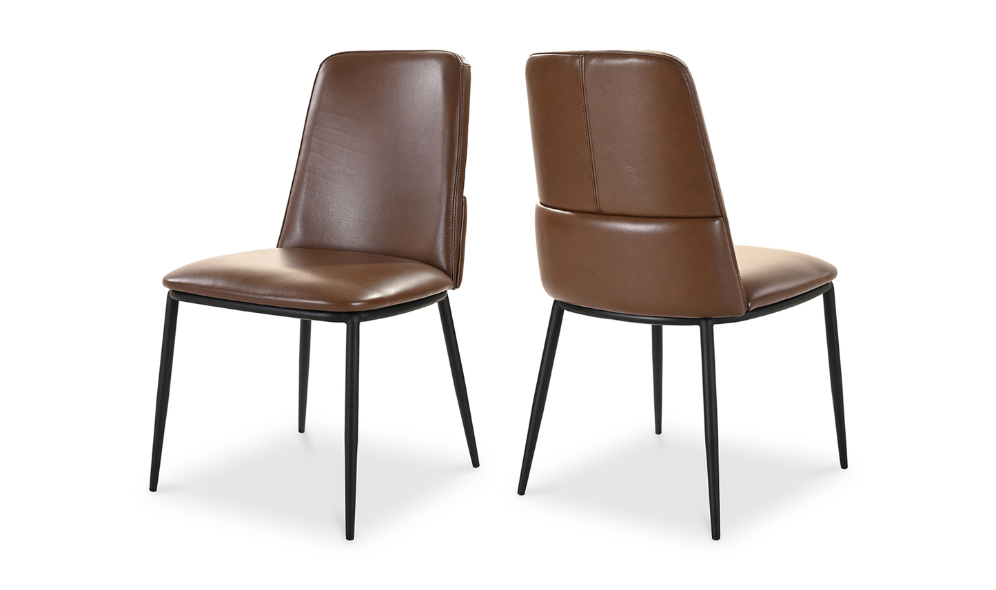 Douglas Dining Chair - Set Of Two Dark Brown