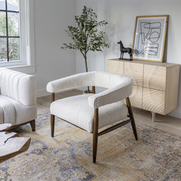 Everest Chair – Cream Boucle
