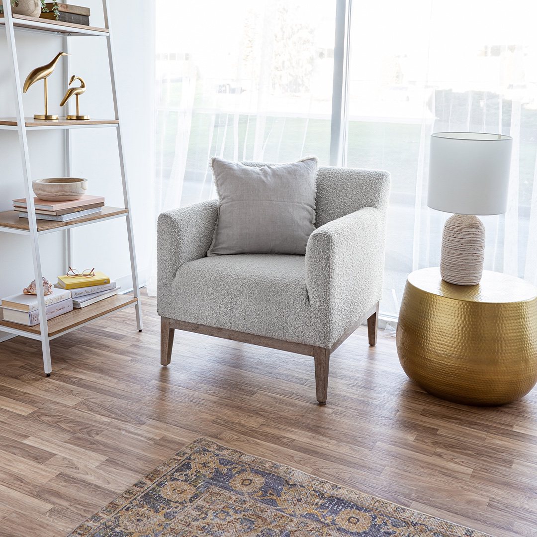 Ezra Chair – Grey Bouclé