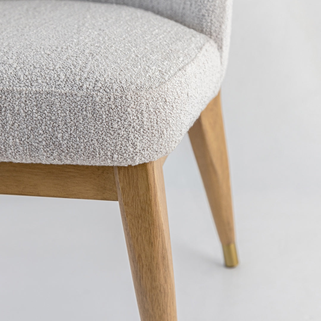 Fawcett Dining Chair – Taupe Boucle