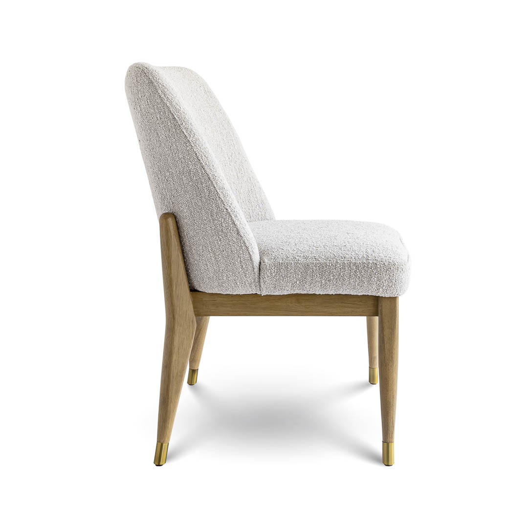 Fawcett Dining Chair – Taupe Boucle