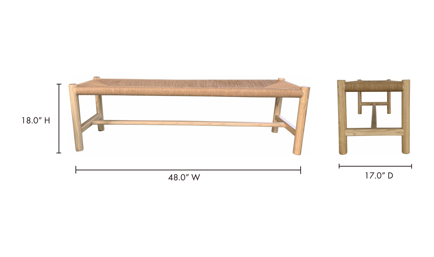 Hawthorn Bench Small - Natural