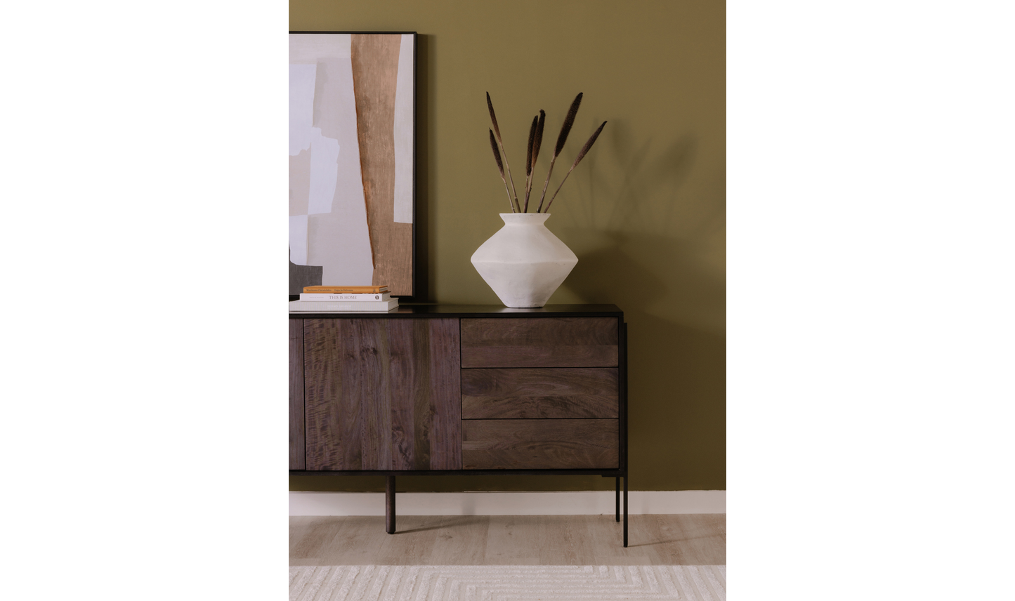 Tobin Sideboard Charcoal Black