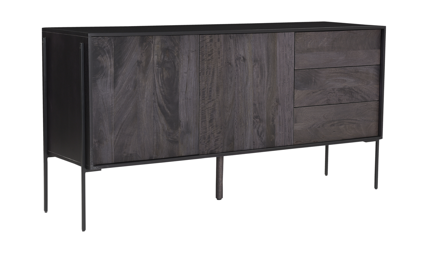 Tobin Sideboard Charcoal Black