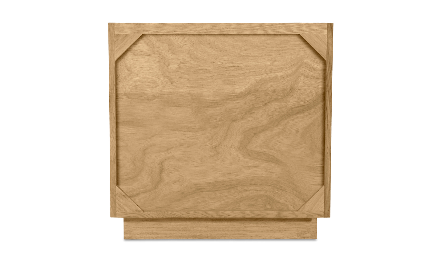 Povera 3 Drawer Chest Oak