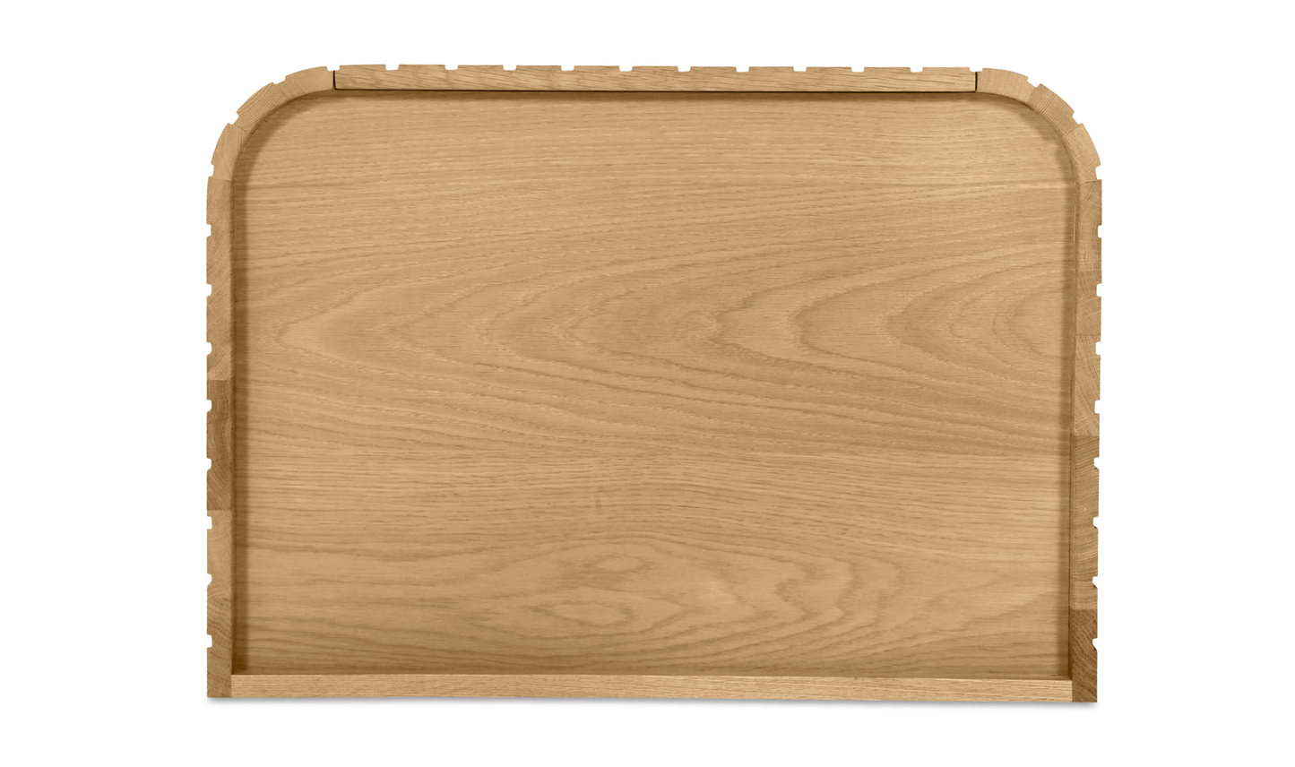 Povera 3 Drawer Chest Oak