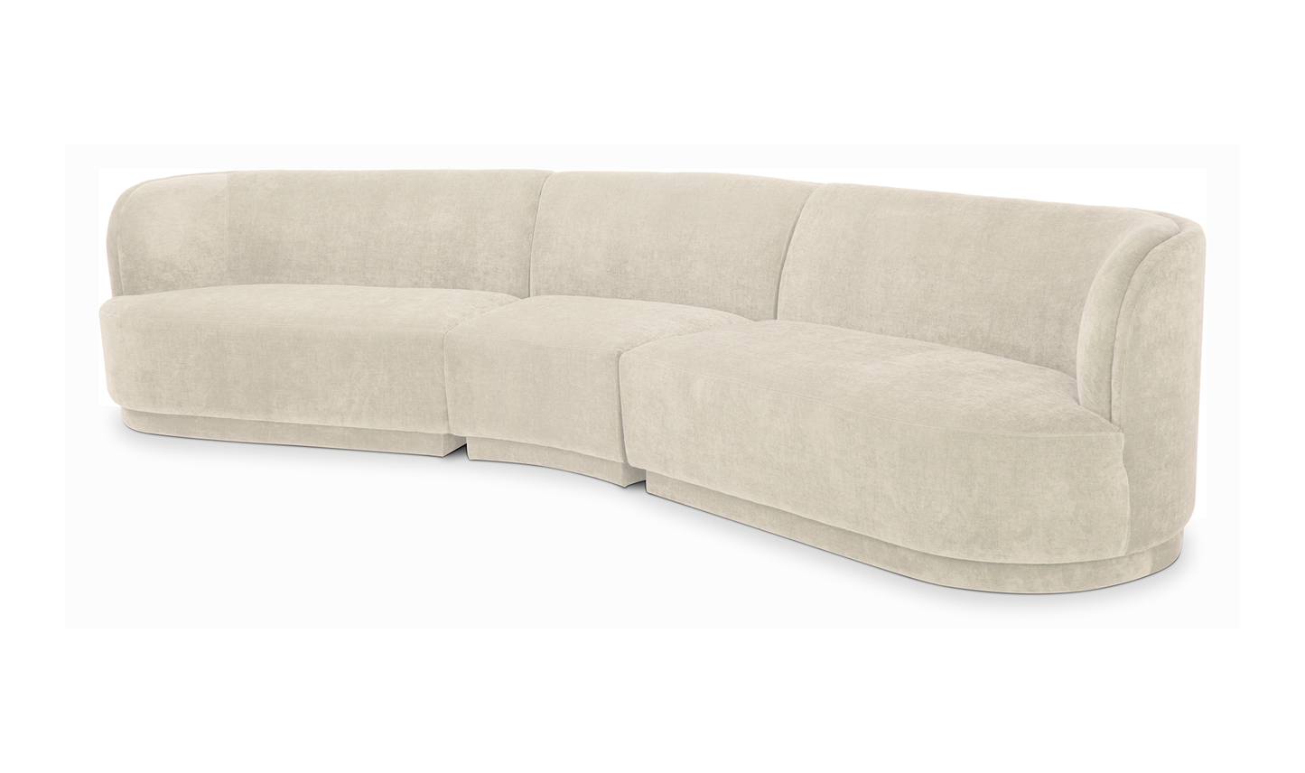 Yoon Compass Modular Sectional - Cream
