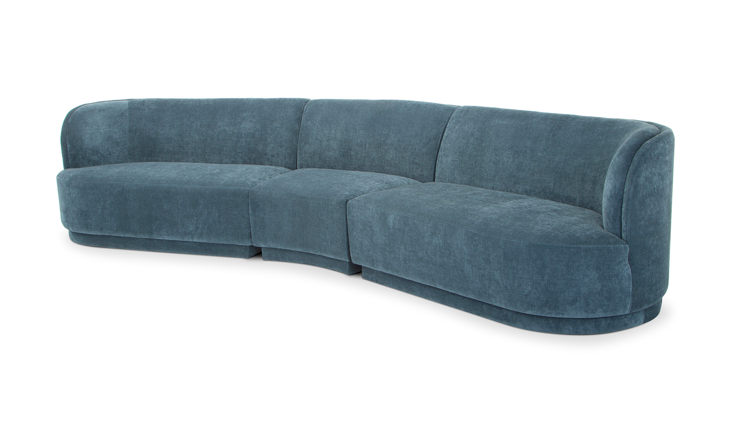 Yoon Compass Modular Sectional - Blue