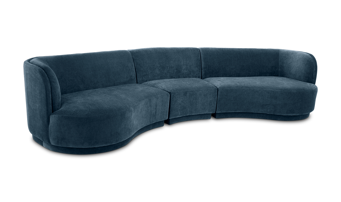 Yoon Compass Modular Sectional - Blue