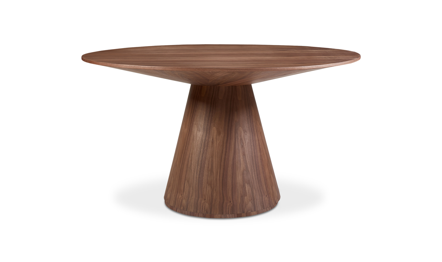 Otago Round 54inch Dining Table Brown