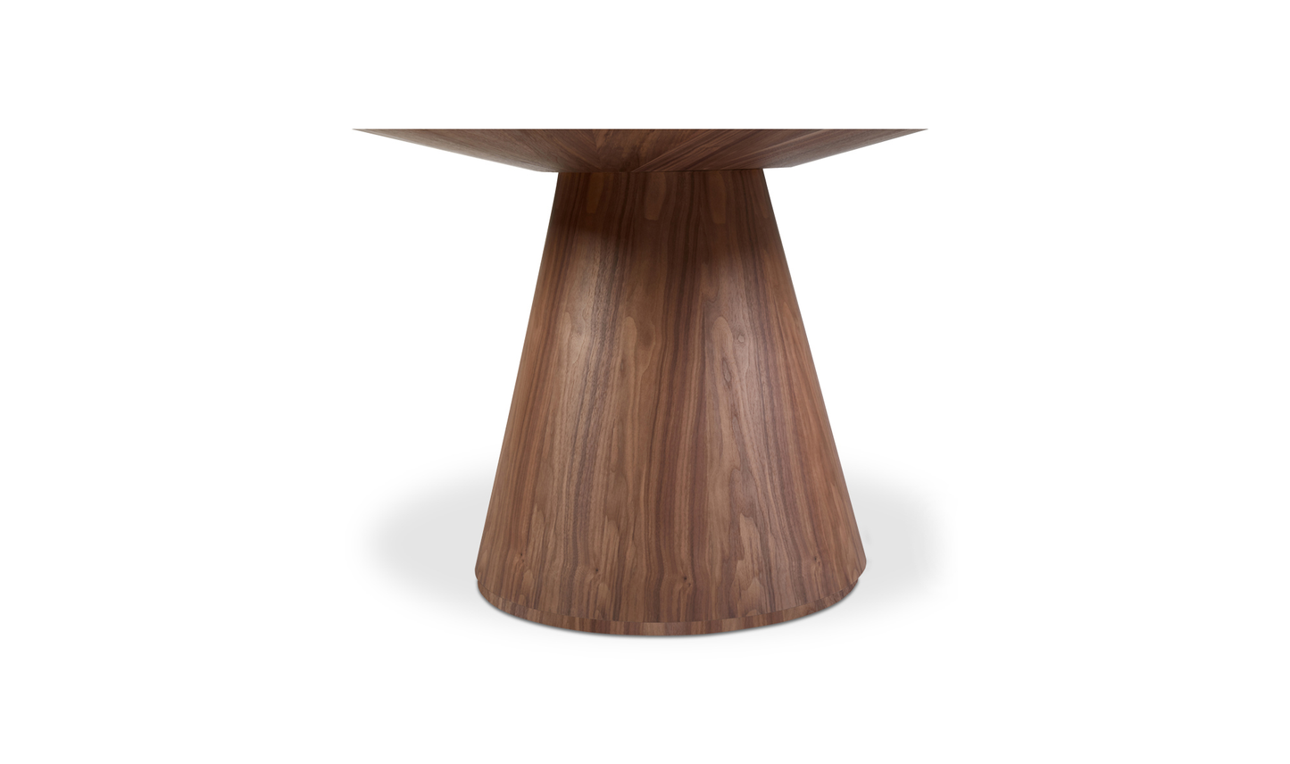 Otago Round 54inch Dining Table Brown