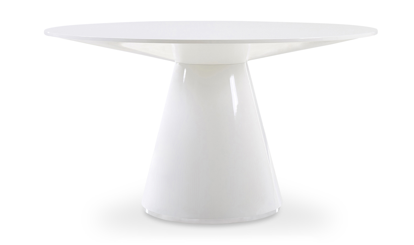 Otago Round 54inch Dining Table White